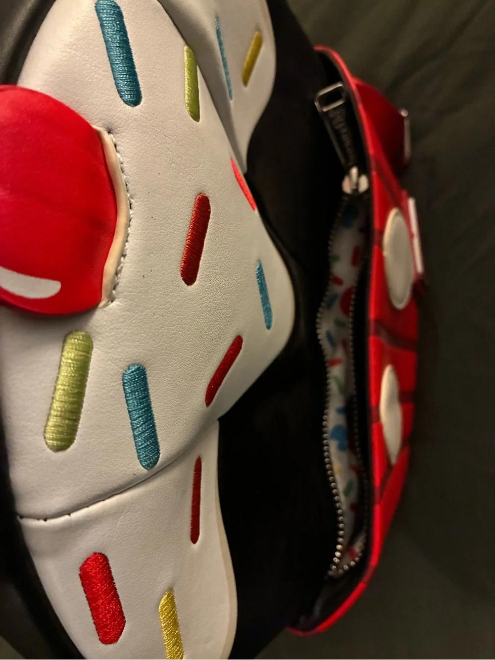 Disney Loungefly Red & Black Mickey Cupcake Backpack